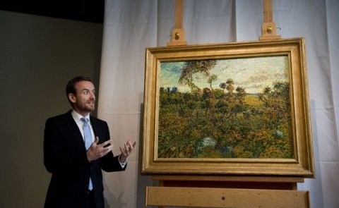 Sunset at Montmajour Van Gogh
