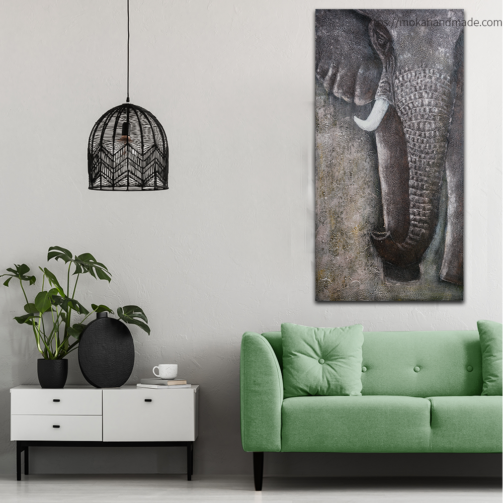 tranh noi son dau elephant (2)